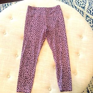 Zyia Purple Animal Print Legging